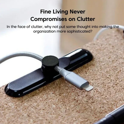 Organizzatore per cavi USB Clip in silicone per cavi Supporto da scrivania