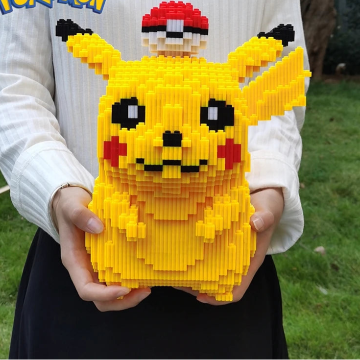 5210pcs Pokemon Pikachu Micro Building Blocks Toy Gift