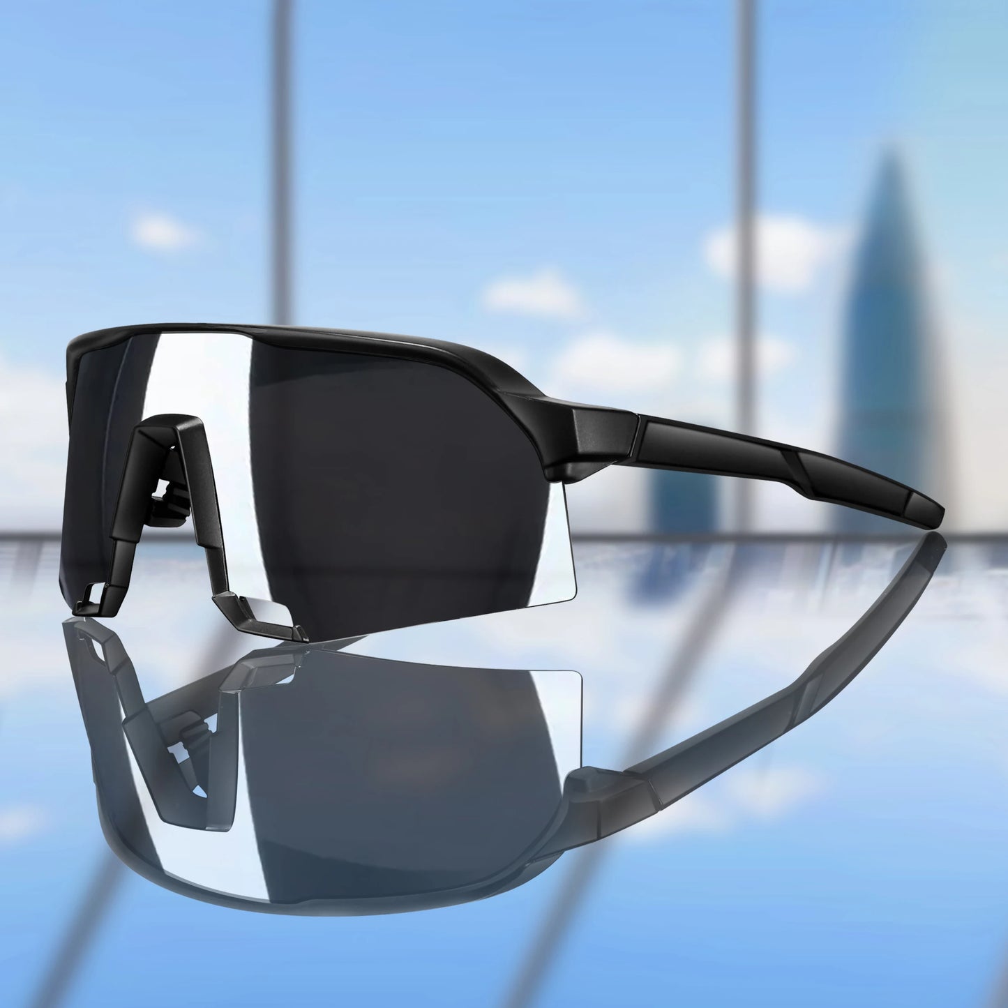 Lightweight unisex sports sunglasses – UV400 polycarbonate lenses, cycling, running, fishing