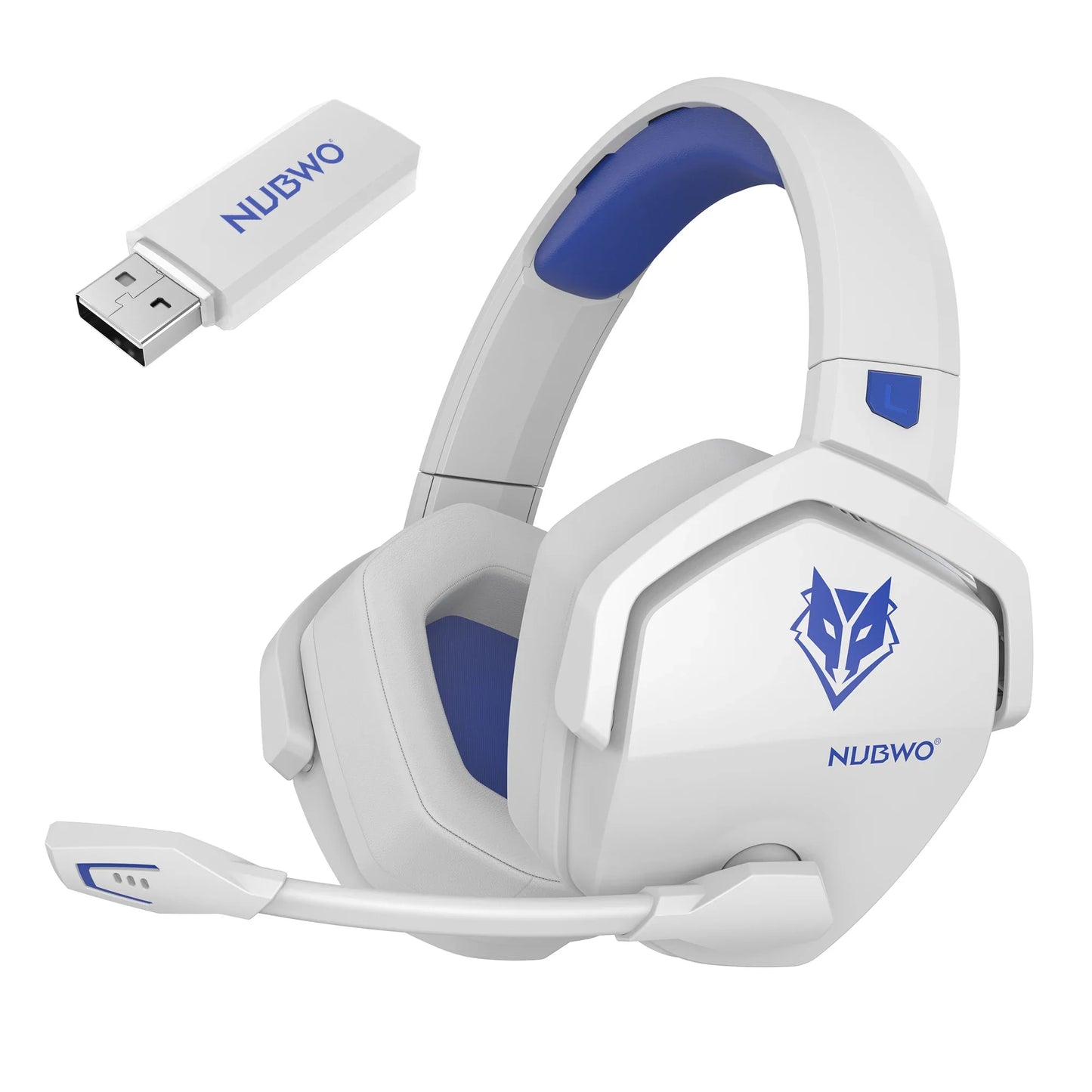 Wireless Gaming Headset With Mic Active Noise Cancellation