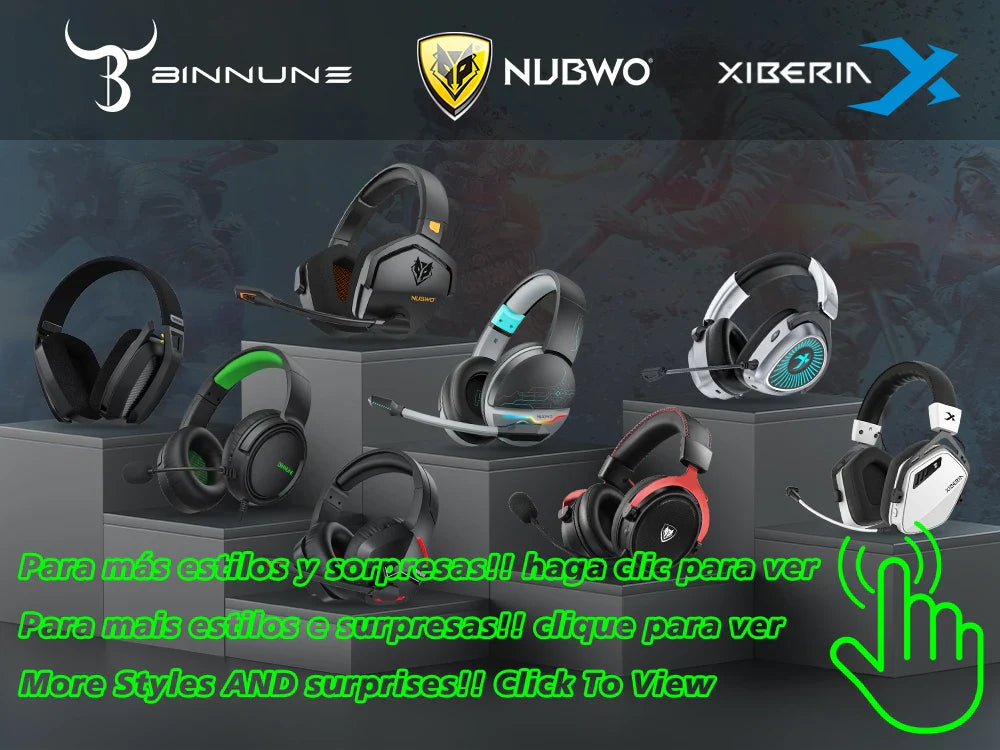 Wireless Gaming Headset With Mic Active Noise Cancellation
