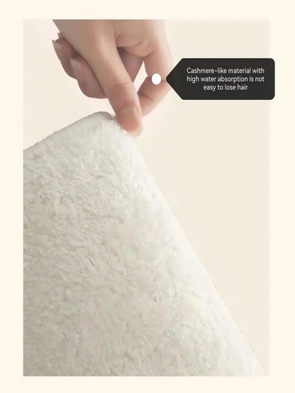 Plush Cartoon Bedside Mat Non Slip Japanese Cozy Rug