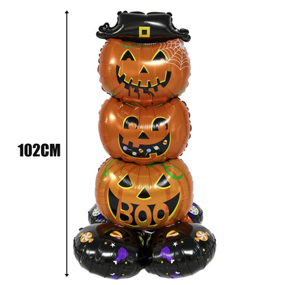 Halloween Luftballons Riesiger Folienaufsteller Partydekoration 2025