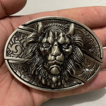 Outdoor Sports Versatile Men's Belt Buckle - Alloy, 7.6cm x 5.8cm, Durable & Stylish