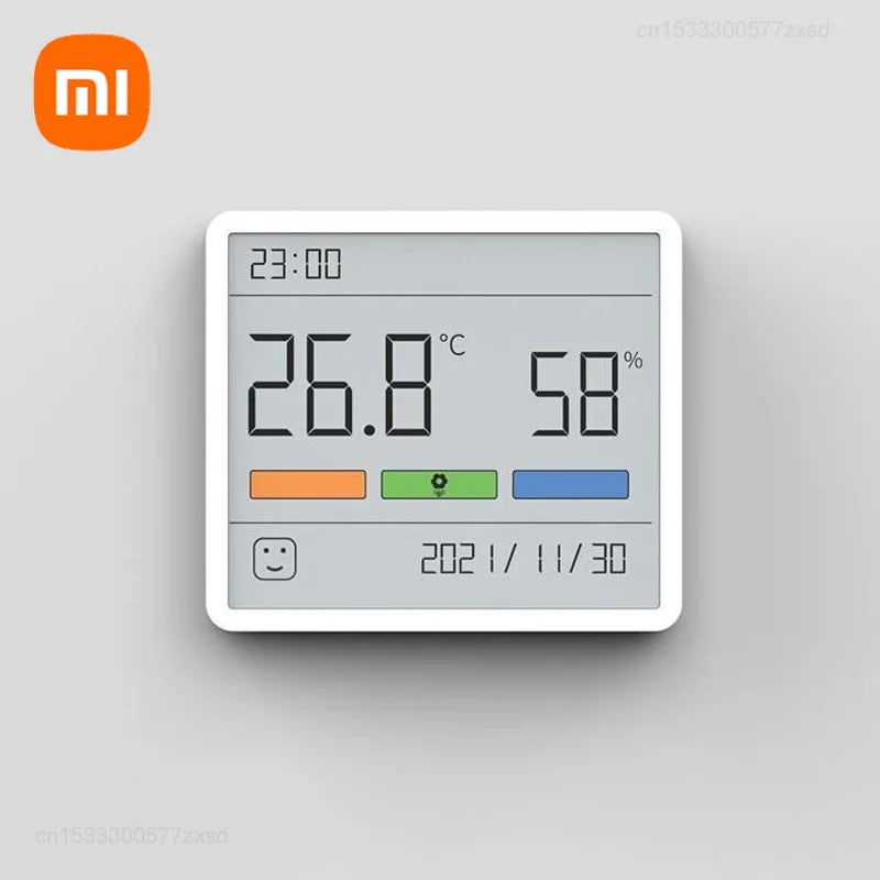 Innen-Thermometer Digital LCD Temperatur Feuchtigkeitsmesser Hygrometer Uhr Zuhause Klima-Monitor Herbst 2025 Genau