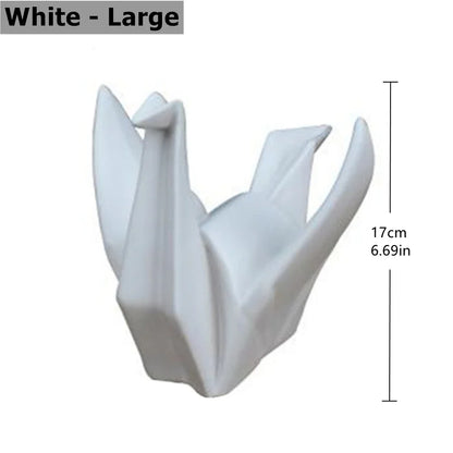 Ceramic Bird Statue Origami Sculpture Modern Desktop Home Decor Fall 2025 Accent Minimalist Office Gift