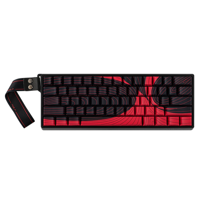 Teclado mecánico intercambiable en caliente del 60 por ciento aluminio RGB Hall