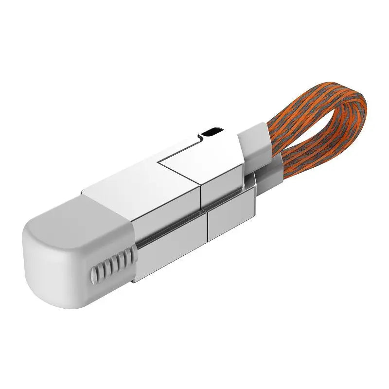 Magnetisk opladningskabel nøglering – 60W USB-C PD & 18W QC hurtig opladning, multi-connector, forår 2026 skolestart