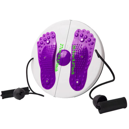 Waist Twisting Disc With Foot Massage Pads Portable Trainer