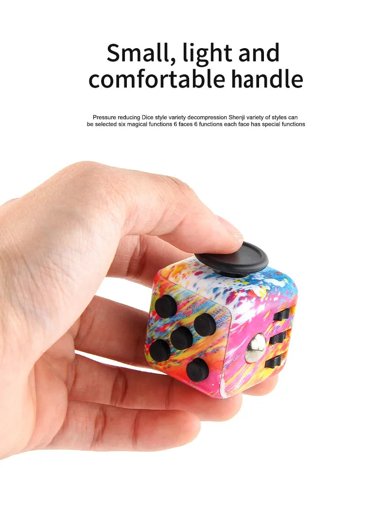 Fidget Cube Stress Relief Toy Sensory Dice For Focus
