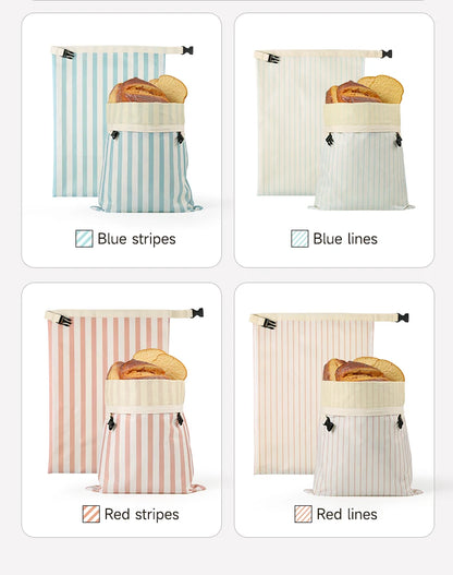 Beeswax Bread Bags 2-Pack Oxford Cloth – Eco-Friendly Reusable Food Storage Fermentation Bags 2026