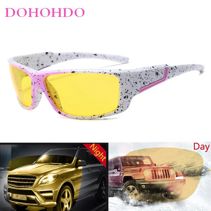 Nattseende solglasögon polariserade glasögon hösten 2025 synförbättring för nattkörning UV400