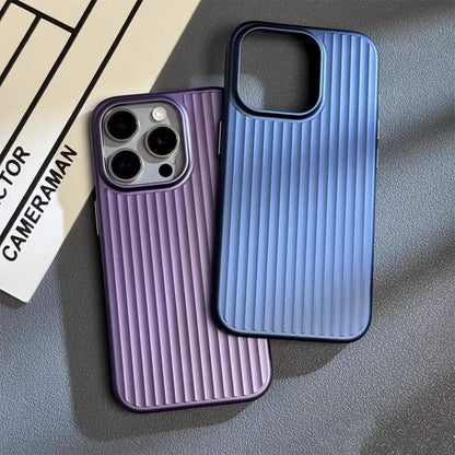 Advanced Electroplated Grille Phone Case for iPhone 16 15 14 Pro Max Plus Luxury Cover