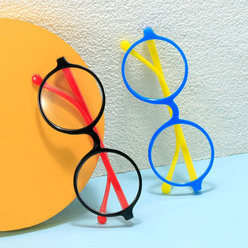 Kids Glasses Round Frame Korean Style Clear Lens Photo Prop Back To School 2026