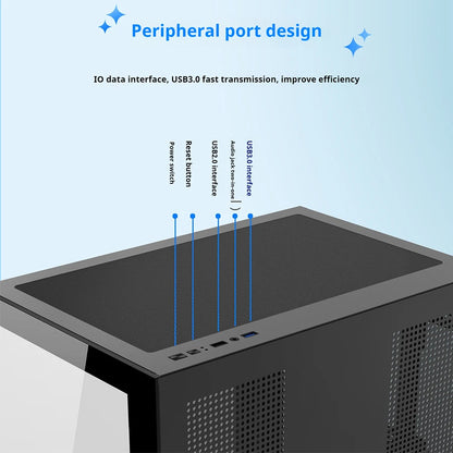Boîtier PC Gaming Dreamland Pro ATX Double Verre Châssis 360mm