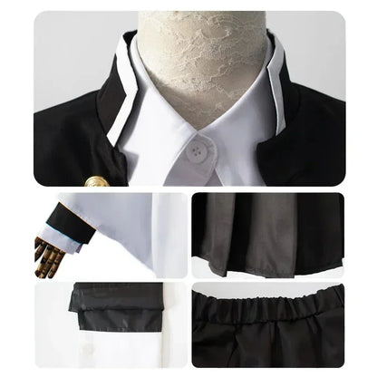 Demon Slayer Kanroji Mitsuri Kimono Haori Cosplay Costume Set with Wig for Adults Kids Halloween 2026