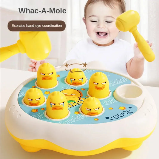 Montessori Cartoon Whac-A-Mole Game - Educational Toddler Toy for Parent-Child Bonding, Fun Animal Theme Activity, Perfect Birthday Gift