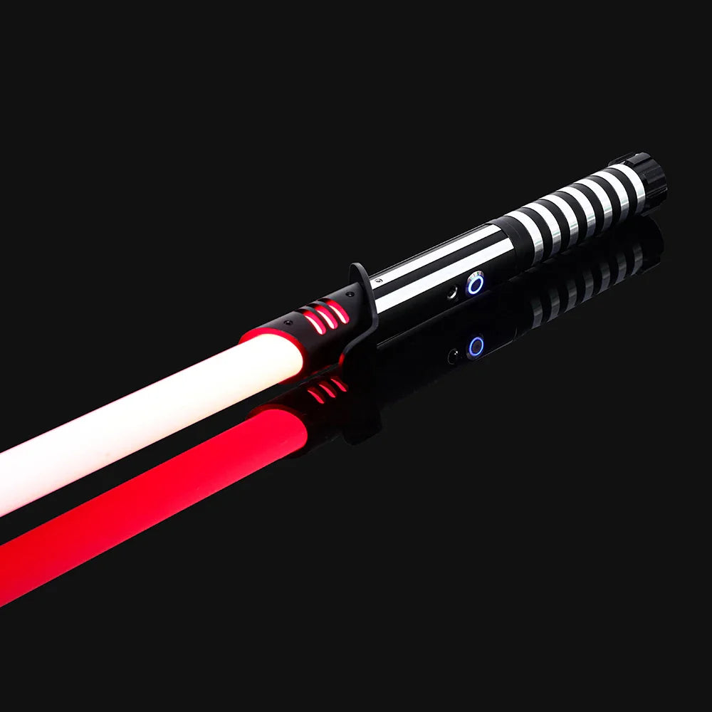 Lightsaber RGB Metal Håndtag Sværd Legetøj Cosplay 2025 Samlerobjekt Rekladerbar Blinkende LED Gave