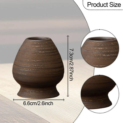 Supporto per frusta Matcha in ceramica Chasen Stand per teiera domestica