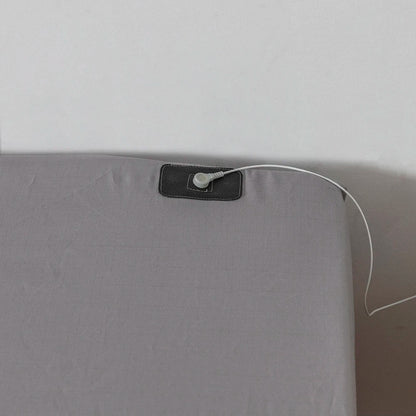 Earthing Grounding Fitted Sheet Cotton Silver Plug Included