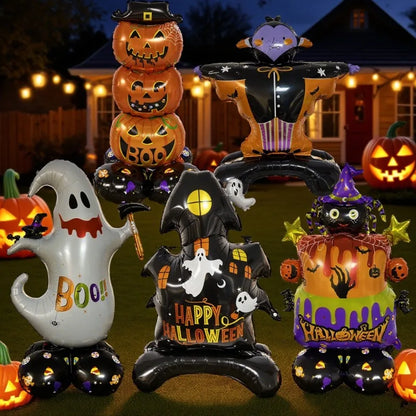 Halloween Luftballons Riesiger Folienaufsteller Partydekoration 2025