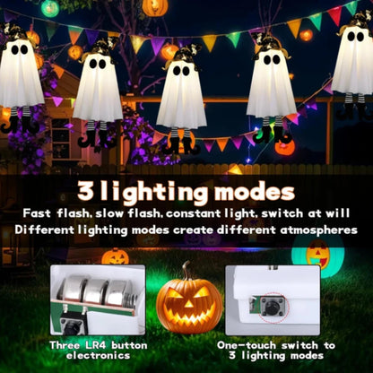 Halloween LED Witch Ghost Hanging Ornament Lamp Horror Set for Home Outdoor Yard Party Decoration 2026