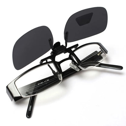 Polarized Clip On Sunglasses - UV 380 Driving Fishing Glasses Color Lenses