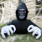 Giant Halloween Inflatable Grim Reaper with LED Eyes – Spooky Outdoor Yard Decoration