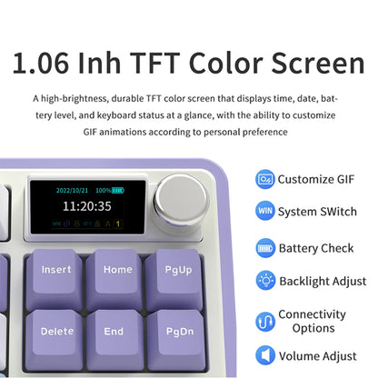 Teclado mecánico 87 teclas modo tri RGB intercambiable en caliente