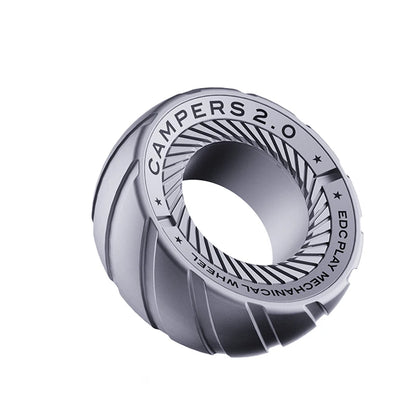 Magnetic Ratchet Fidget Ring Stainless Steel EDC Gift