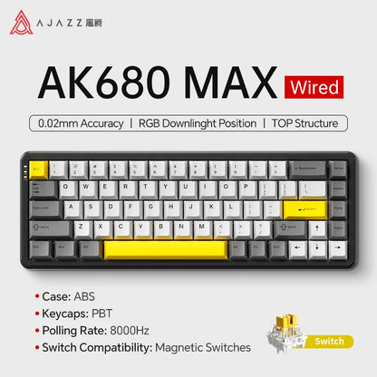 Teclado Mecánico Sixty Mini Inalámbrico ARGB Magnético Hall