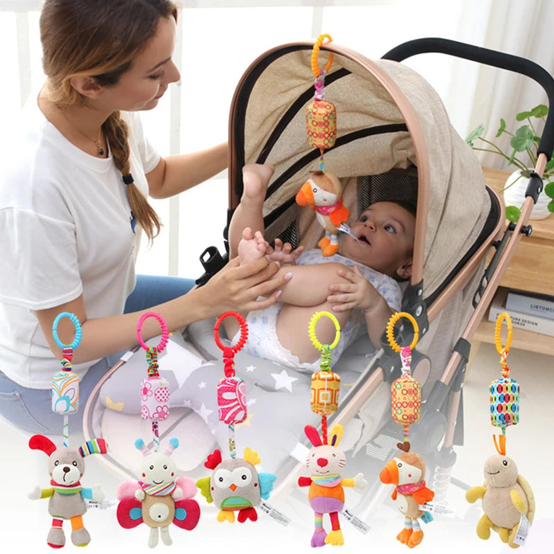 Baby rammelaar hangend pluche speelgoed pasgeboren sensorisch speelgoed cadeau