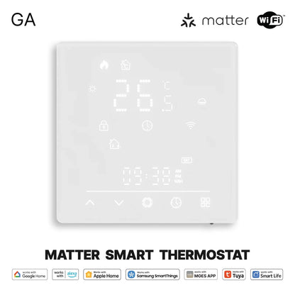 Smart Thermostat Matter WiFi Temperature Controller For Water Boiler Fall 2025 Energy Saving