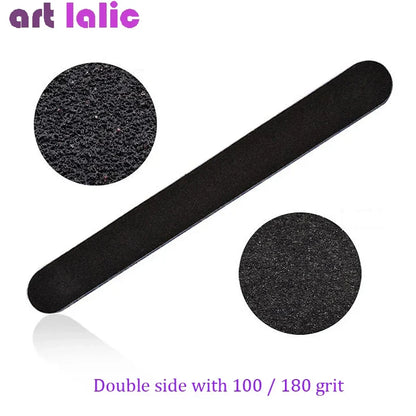 Nail Files 5 Piece Emery Board Set Back to School 2026 Sandpaper Nail File Kit DIY Manicure