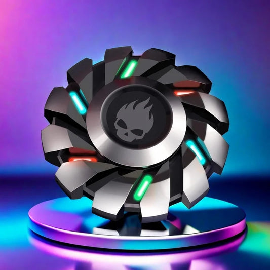 Fidget Spinner Metal Luminous EDC Rainbow Stress Toy