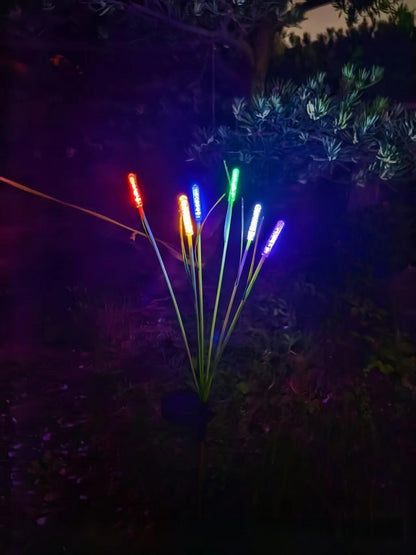 Luci da Giardino a Canne Solari LED in Plastica Impermeabili per Esterni Lampade Oscillanti per Vialetti Decorazione Patio Estate 2026
