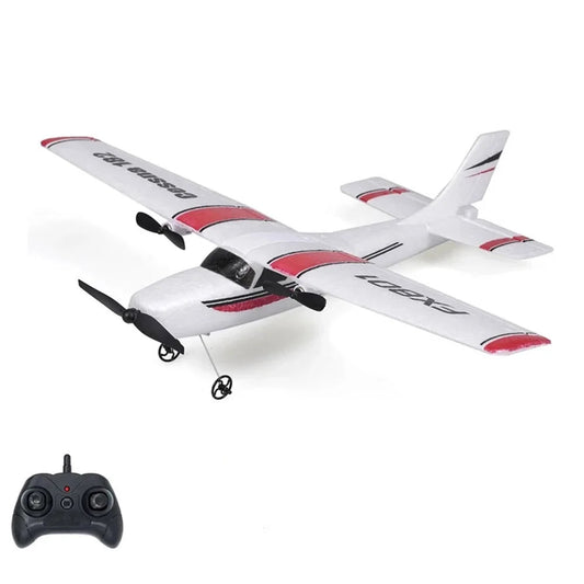 EPP Foam FX801 RC Plane - 2CH Remote Control Aircraft for Kids, Easy Assembly Toy Gift