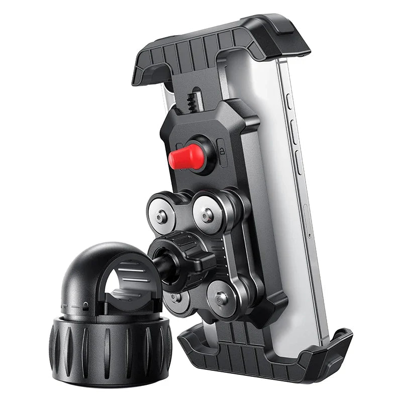 Soporte para teléfono de bicicleta con amortiguador anti vibración universal compatible con teléfonos de 4.7 a 7 pulgadas Regalo tendencia otoño 2025