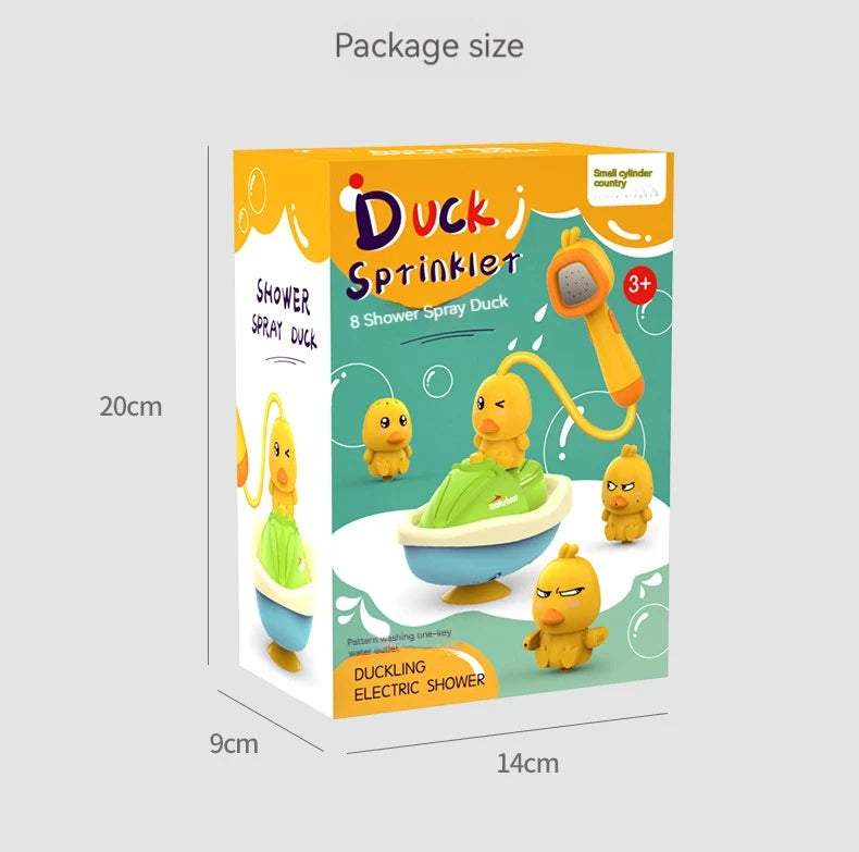 Cute Duck Electric Water Spray Bath Toys for Kids Fun Interactive Bathing Gifts