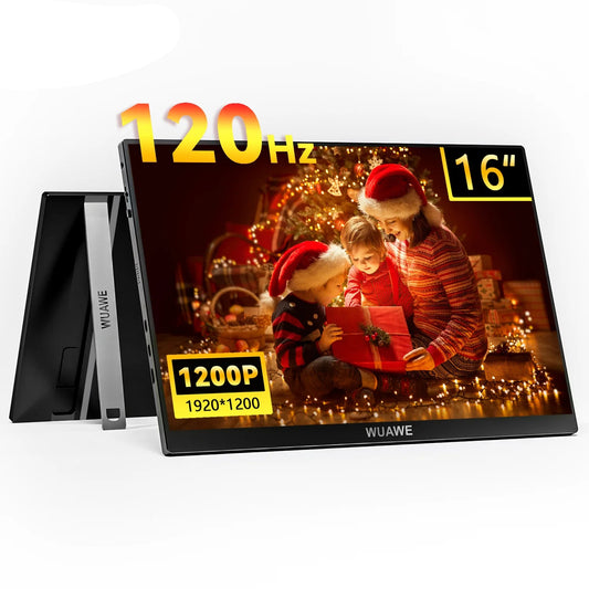 16 Inch 120Hz Portable Monitor 1920x1200 HDR Holiday Gift