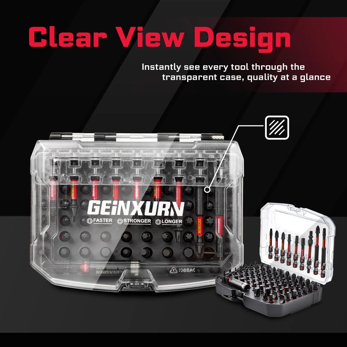Impact Driver Bit Set 83-Delig S2 Staal Magnetische Bits Met Dopadapter Koffer Fall 2025 Doe-Het-Zelf Essentieel
