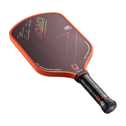 Pala de Pickleball de Fibra de Carbono con Bordes Inyectados de Espuma para Mayor Giro y Control, Equipo de Pickleball Ligero y Duradero