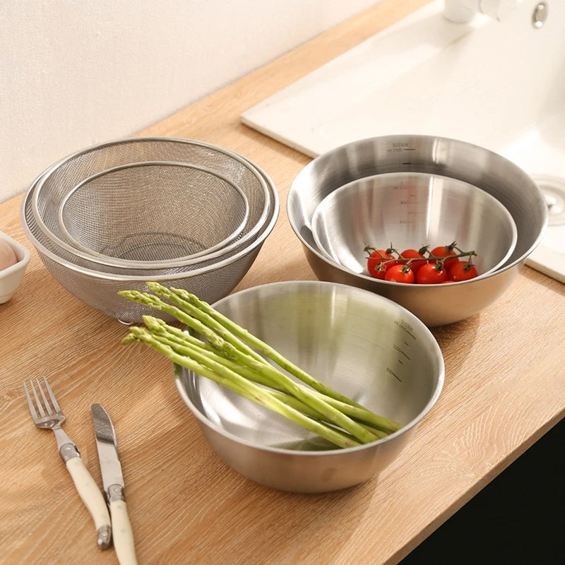 Stainless Steel Drain Basket Colander and Strainer, Spring Cleaning 2026 Eco Friendly Kitchen Tool