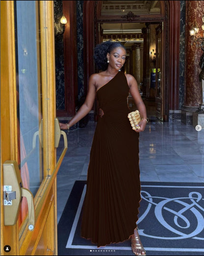 Elegant White Satin Midi Dress for Women, Timeless Design for Parties and Special Occasions-5