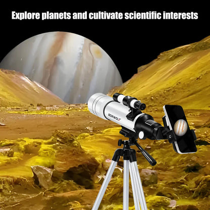 Astronomical Telescope With Phone Adapter And Tripod 333X Zoom For Moon And Stars Back To School 2026 Gift