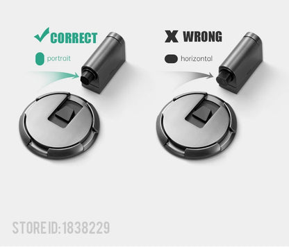 Magnetisk dørstopper justerbar kraftig uden boring