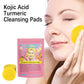 Turmeric & Kojic Acid Cleansing Exfoliating Sponges - 40 Pack for Radiant Skin Care