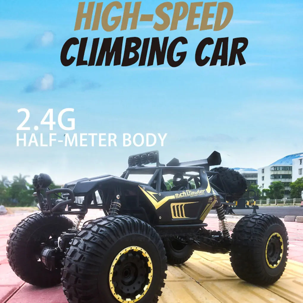 RC Car 4WD Off Road Rock Crawler 2.4G Remote Control Vehicle All Terrain Toy Gift Viral 2025