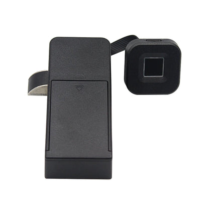 Fingerprint Cabinet Lock Black Keyless Smart Drawer Lock