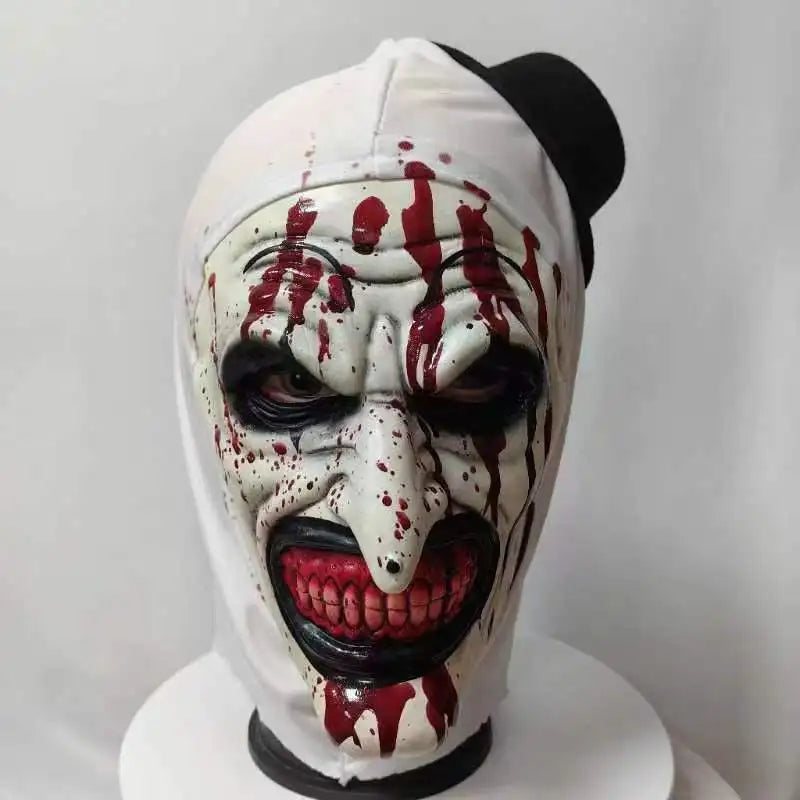 Skrekkklovnmaske Latex Cosplay Terrifier Halloween 2025